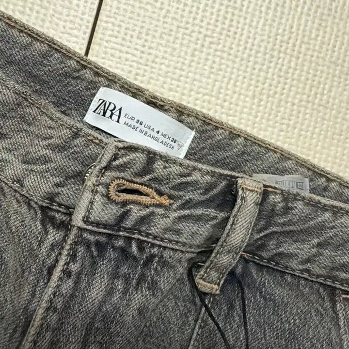 [BUNJANG] ZARA Washed Bootcut Cargo Pants / 자라 워싱 부츠컷 카고 팬츠 새상품 36