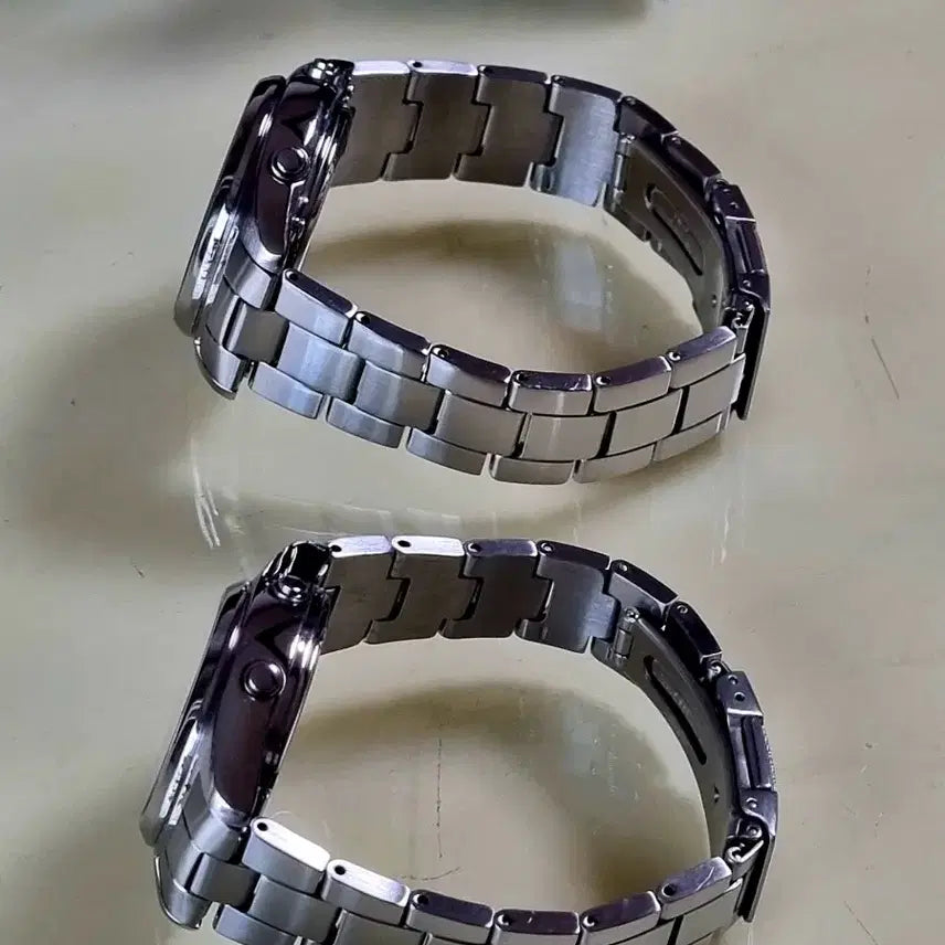 [BUNJANG] Casio Overland Watch Set / 빈티지 극미품 남녀세트 태양광 전파수신 오버랜드 카시오시계