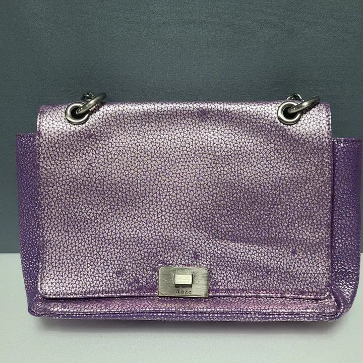 [BUNJANG] Hoze Leather Chain Shoulder Bag / 호제 소가죽 체인 숄더백 ㅡ0113