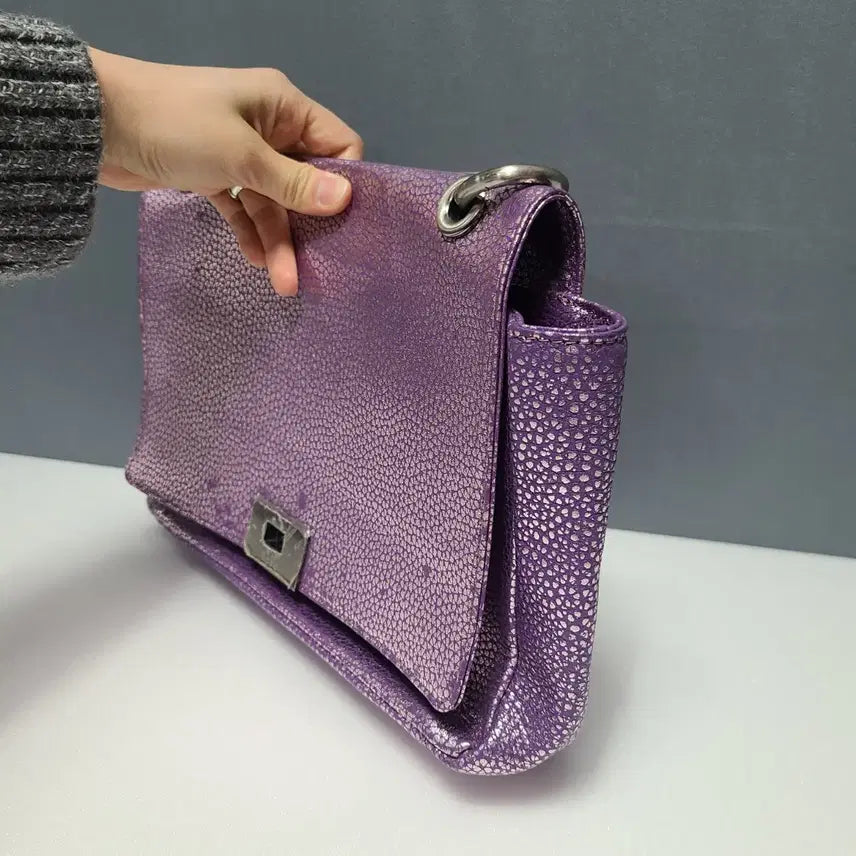 [BUNJANG] Hoze Leather Chain Shoulder Bag / 호제 소가죽 체인 숄더백 ㅡ0113