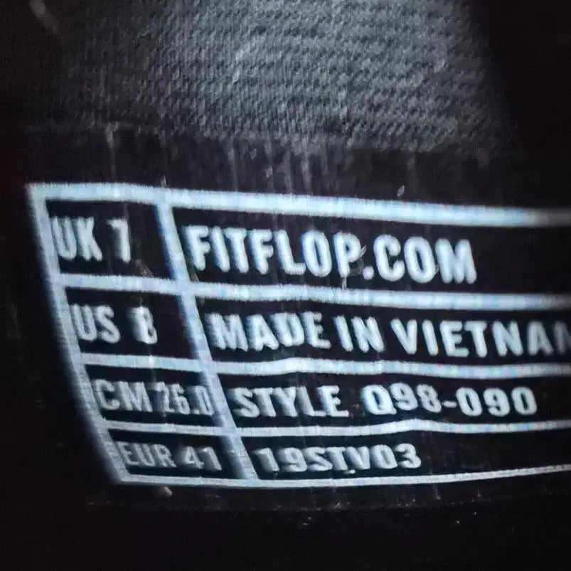 [SOLD OUT] 핏플랍 남성 가죽 스니커즈 블랙 260