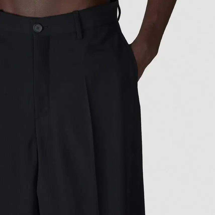 [BUNJANG] Balenciaga Double Front Tailored Pants Black / 발렌시아가 더블 프론트 테일러드 팬츠 블랙