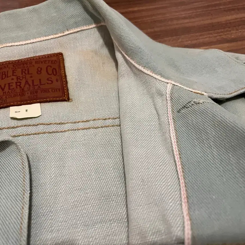 [BUNJANG] RRL Santa Fe Work Jacket (M) / 더블알엘 RRL 셀비지 데님 워싱 산타페 워크 자켓 사이즈 M