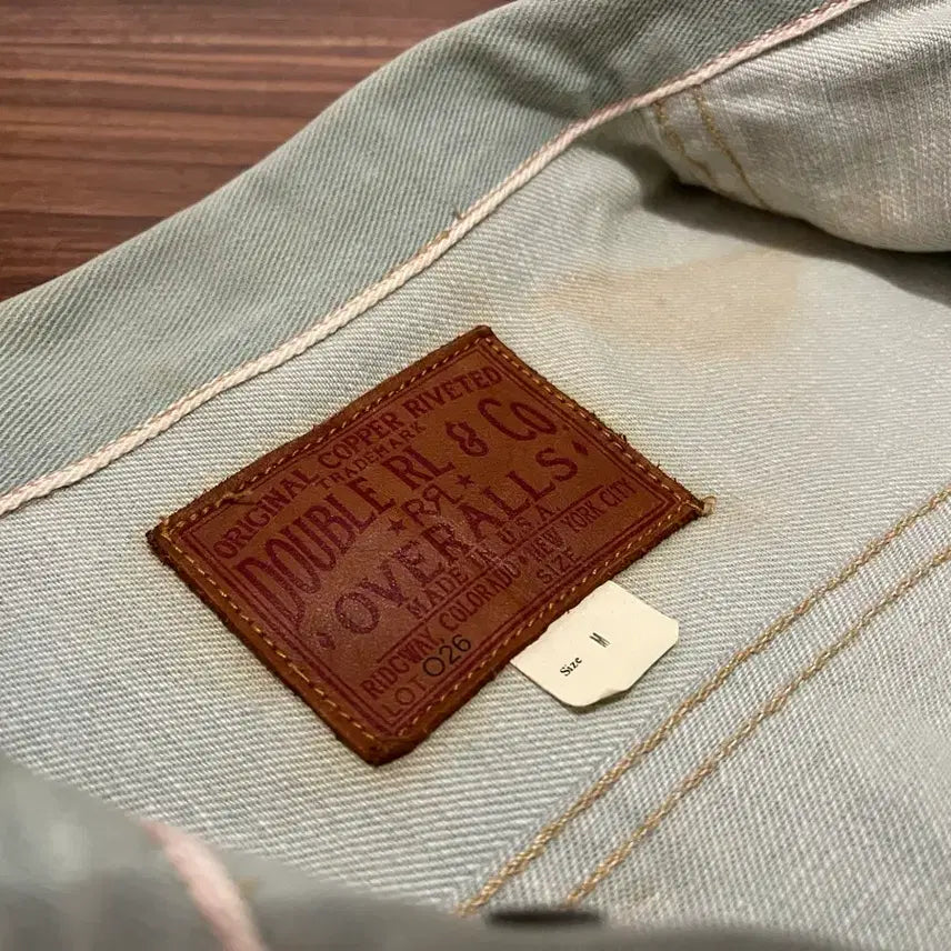 [BUNJANG] RRL Santa Fe Work Jacket (M) / 더블알엘 RRL 셀비지 데님 워싱 산타페 워크 자켓 사이즈 M