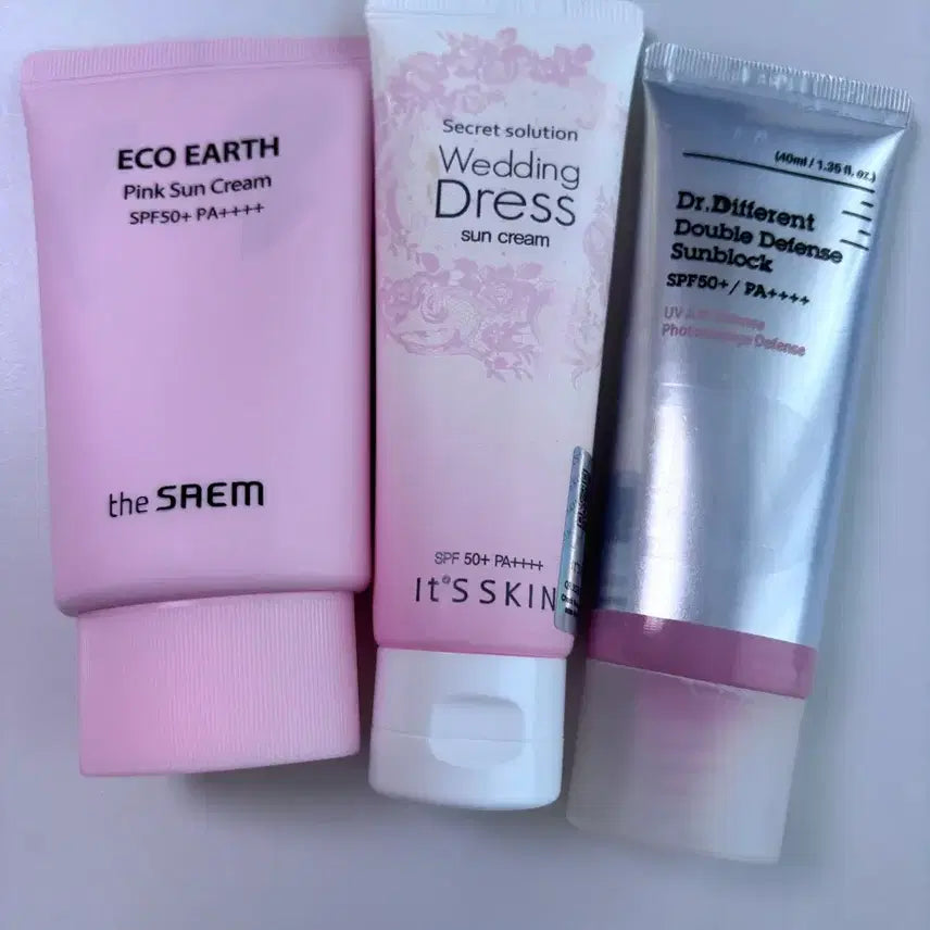 [BUNJANG] The Saem, It's Skin, and Dr. Different Sunscreen Bundle / 더샘&잇츠스킨&닥터디퍼런트선블록