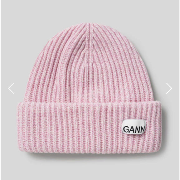 [BUNJANG] GANNI Wool Beanie Lilac Sachet / 가니 GANNI 정가198,000 울 비니 라일락사쉐