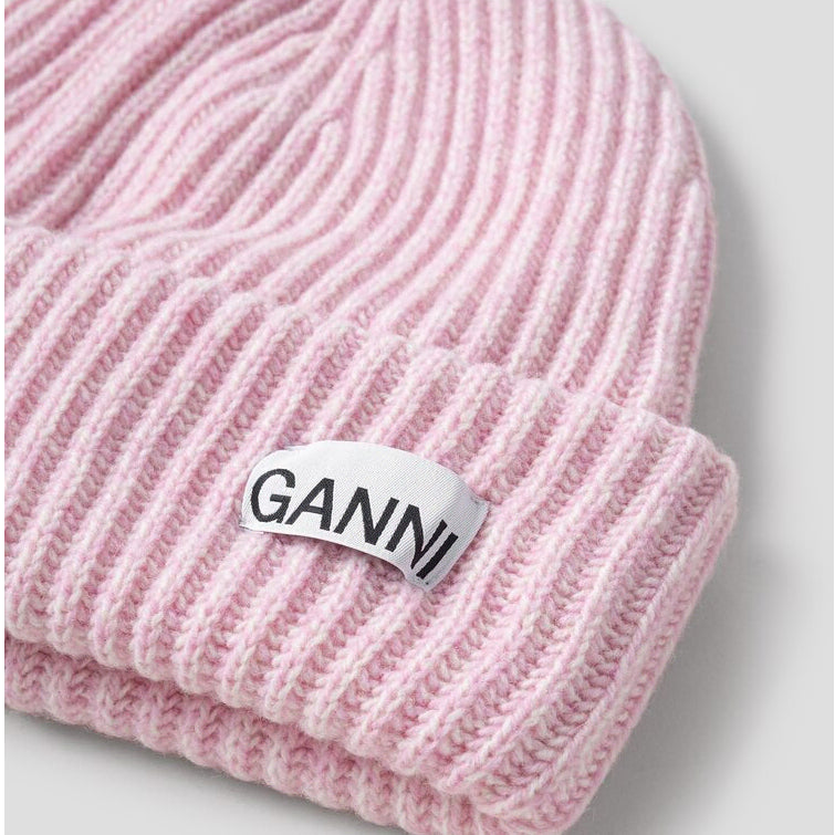 [BUNJANG] GANNI Wool Beanie Lilac Sachet / 가니 GANNI 정가198,000 울 비니 라일락사쉐