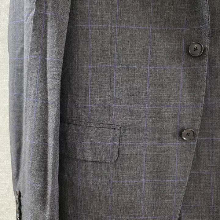 [BUNJANG] Beams Brilla Gray Check Suit / 빔즈 브릴라 그레이 체크 수트