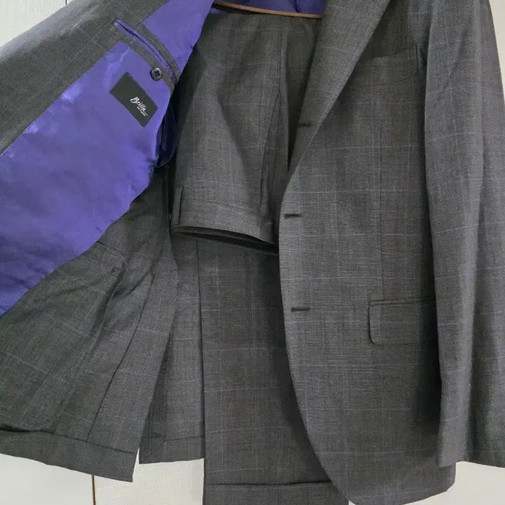 [BUNJANG] Beams Brilla Gray Check Suit / 빔즈 브릴라 그레이 체크 수트
