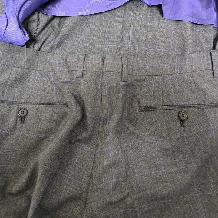 [BUNJANG] Beams Brilla Gray Check Suit / 빔즈 브릴라 그레이 체크 수트