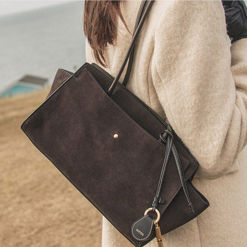 [BUNJANG] Dufaut Sagnon Suede Shoulder Bag / 듀푸아 정가289,000 삭마뇽 스웨이드 숄더백