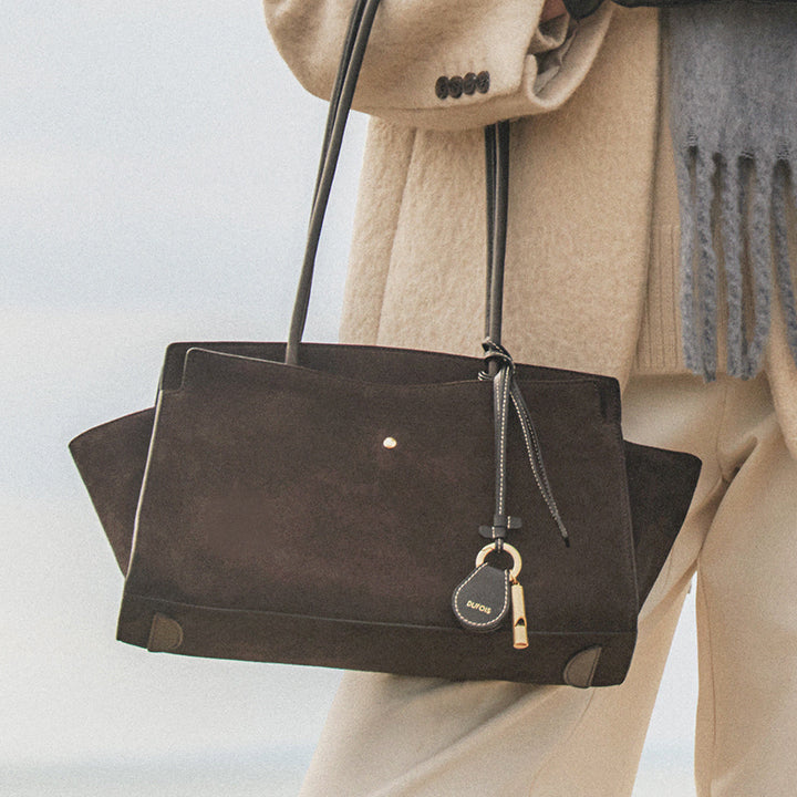 [BUNJANG] Dufaut Sagnon Suede Shoulder Bag / 듀푸아 정가289,000 삭마뇽 스웨이드 숄더백