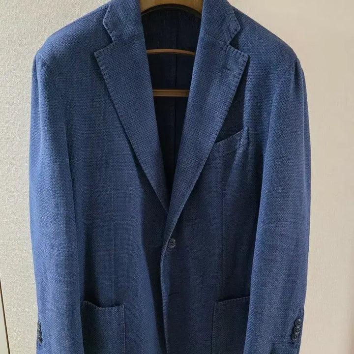[SOLD OUT] 루비암 블루 네이비 코튼 린넨 스포츠코트