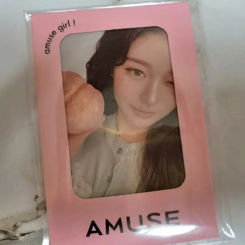 어뮤즈 장원영 복숭아 포토카드