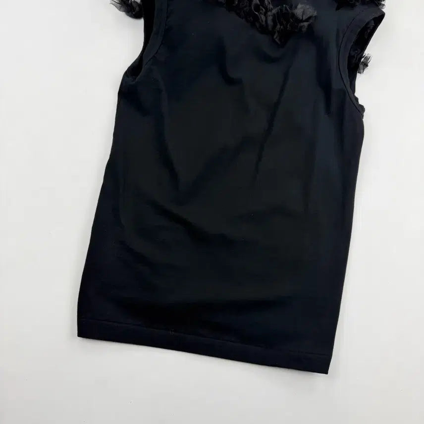 [BUNJANG] Comme des Garcons Frill Detail Sleeveless / 꼼데가르송 프릴디테일 슬리브리스