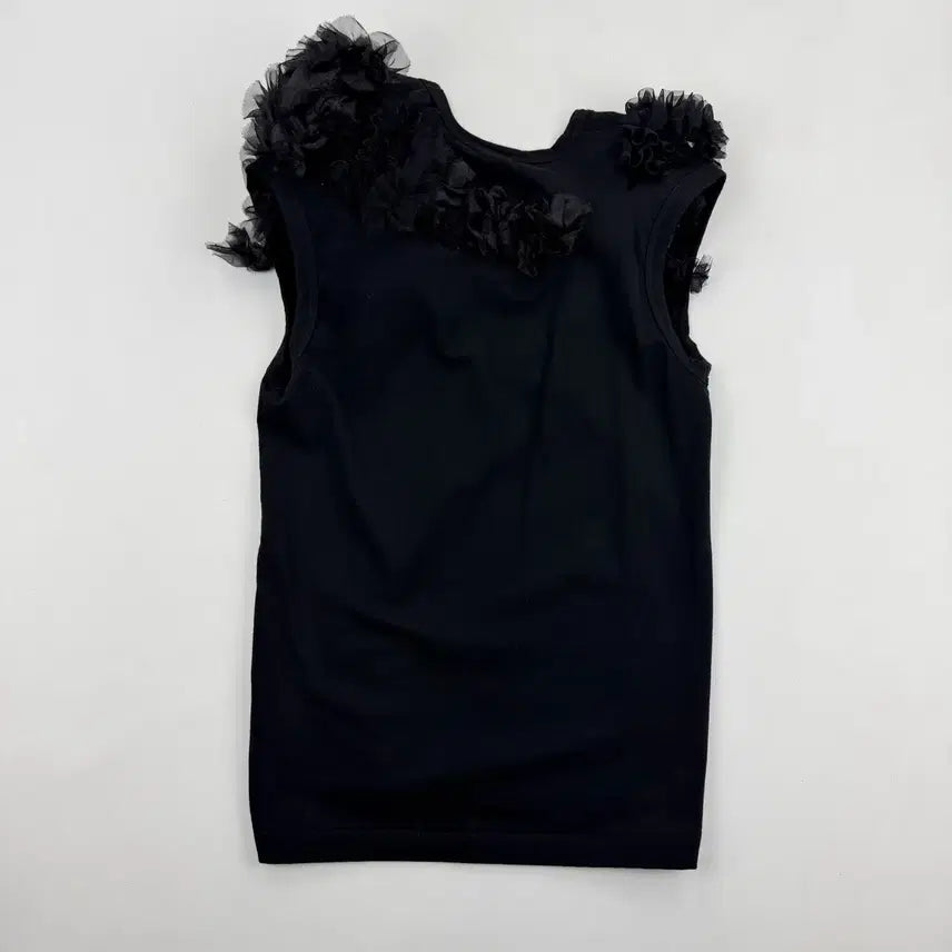 [BUNJANG] Comme des Garcons Frill Detail Sleeveless / 꼼데가르송 프릴디테일 슬리브리스