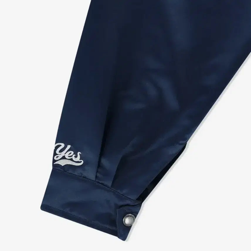 [BUNJANG] YesEyesee Chain Stitch Logo Coach Jacket (Navy) / [새 상품]예스아이씨 L사이즈 Chain Stitch Logo Coach