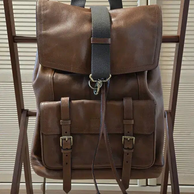 [BUNJANG] Coach Bleeker Leather Backpack / 코치 블리커 가죽 백팩