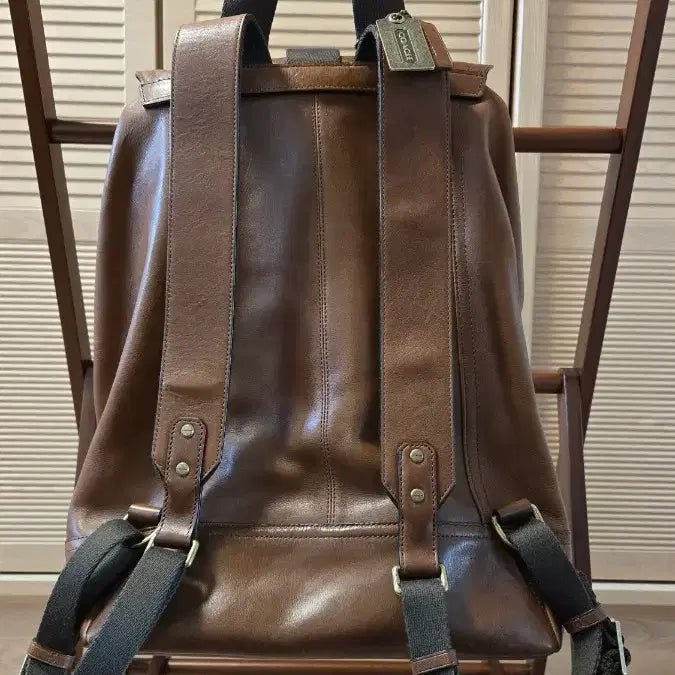 [BUNJANG] Coach Bleeker Leather Backpack / 코치 블리커 가죽 백팩