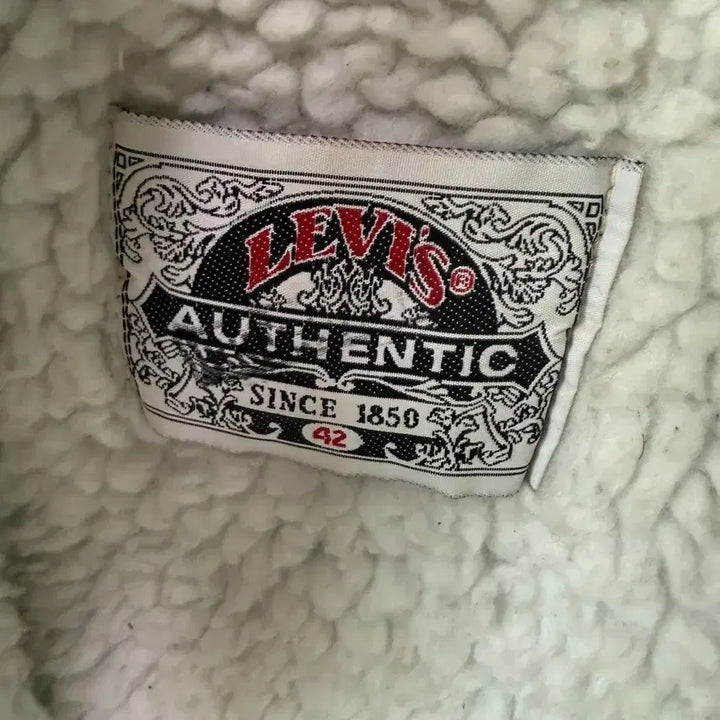 [BUNJANG] Levi's Denim Sherpa Jacket / 90s LEVIS 데님 쉐르파 자켓 42