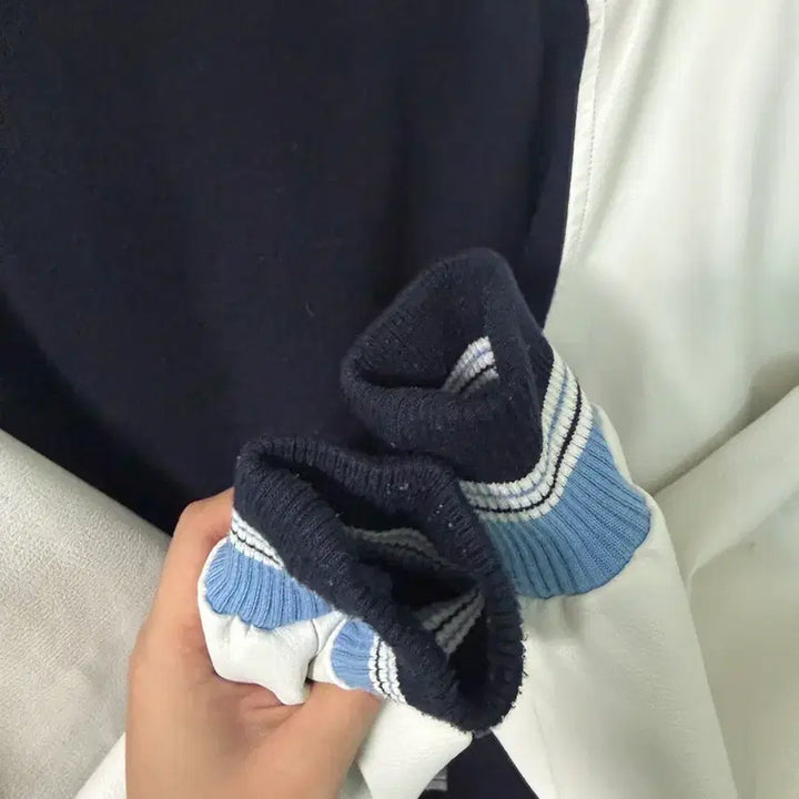 [BUNJANG] Rest & Recreation Varsity Jacket (Navy) / 레스트앤레크레이션 바시티 (네이비)