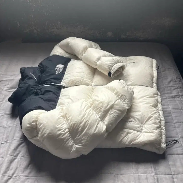 [BUNJANG] The North Face Nuptse Short Padded Jacket White XL / 노스페이스 눕시 숏패딩 화이트 XL