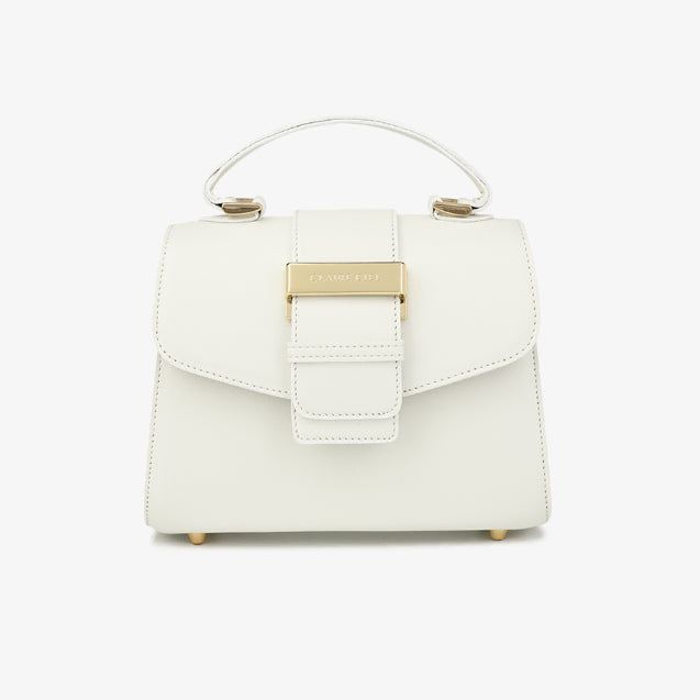 [BUNJANG] Clé de Ciel Mer Bag S Cross Shoulder Bag White / 끌레르시엘 정가190,000 메르백 S 크로스 숄더백 화이트