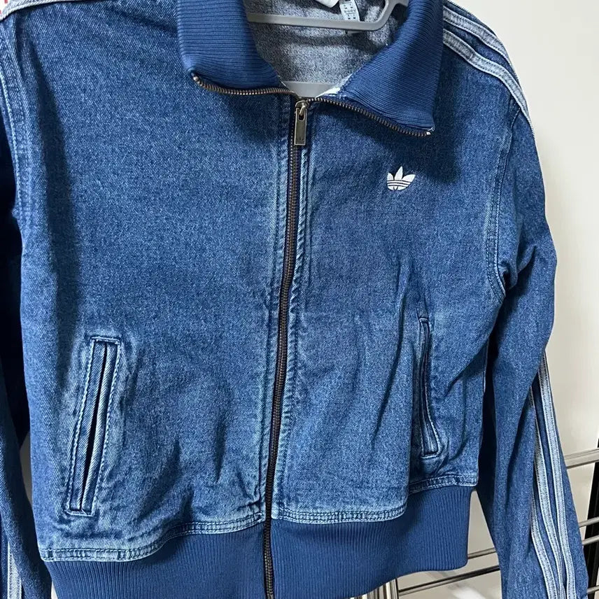 [BUNJANG] Adidas Denim Track Top (M) / 아디다스 데님 트랙탑 M