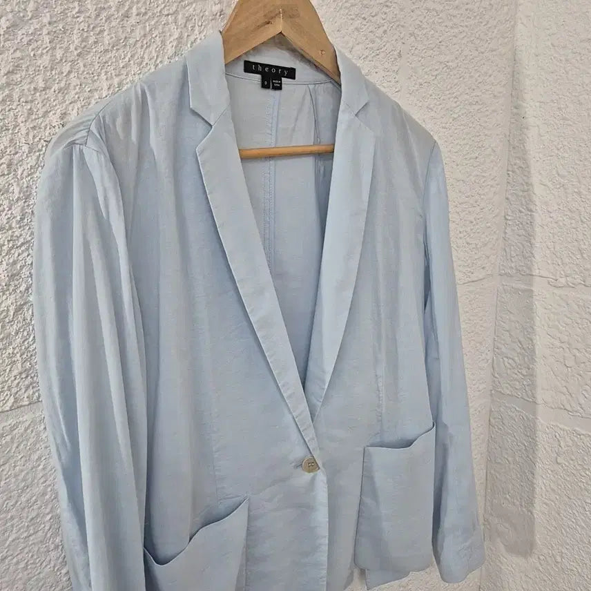 [BUNJANG] Theory Linen Blazer Jacket / 띠어리 Theory 린넨 블레이저 마자켓