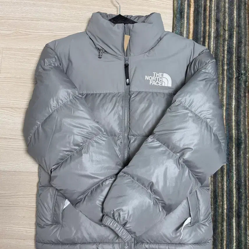 [BUNJANG] The North Face Nuptse On-Ball Jacket Gray (Size S) / (새상품)노스페이스 눕시 온볼 자켓 그레이 NJ3NQ53B 90(s)