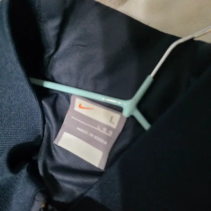 [BUNJANG] Nike Navy Orange Windbreaker Jacket / 나이키 네이비 오렌지 바람막이 점퍼