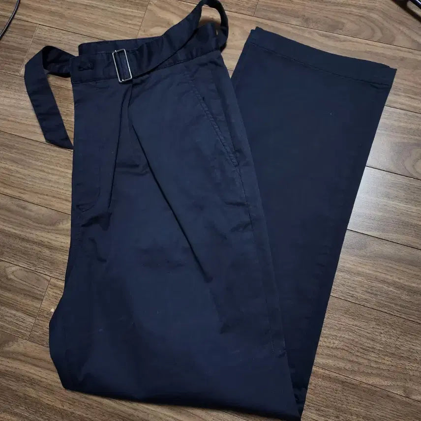 [BUNJANG] Series Belted Carrot Pants / 시리즈 벨티드 캐롯팬츠 (남자 면바지)