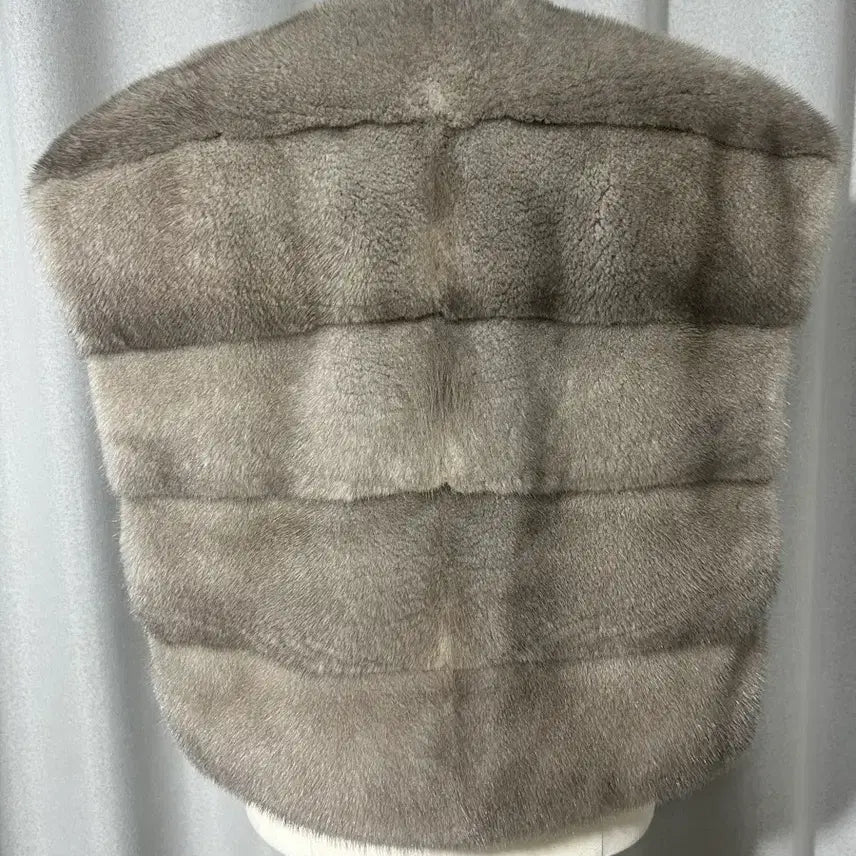 [BUNJANG] SINI Gray Mink Fur Vest (New) / SINI 사가 천연밍크 베스트 그레이 -미착용새상품-