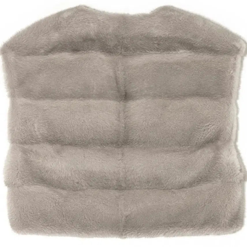 [BUNJANG] SINI Gray Mink Fur Vest (New) / SINI 사가 천연밍크 베스트 그레이 -미착용새상품-