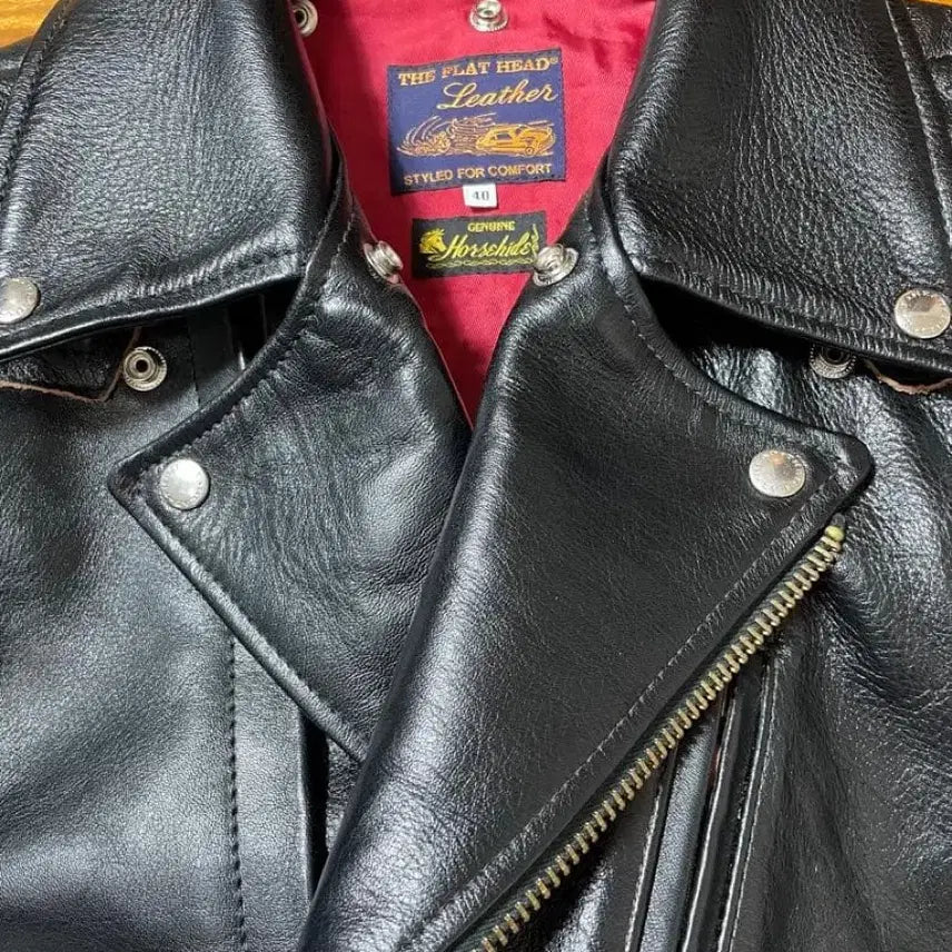 [BUNJANG] Flathead Padded Double Rider Jacket 40 / 플랫헤드 패디드 더블라이더 자켓 40