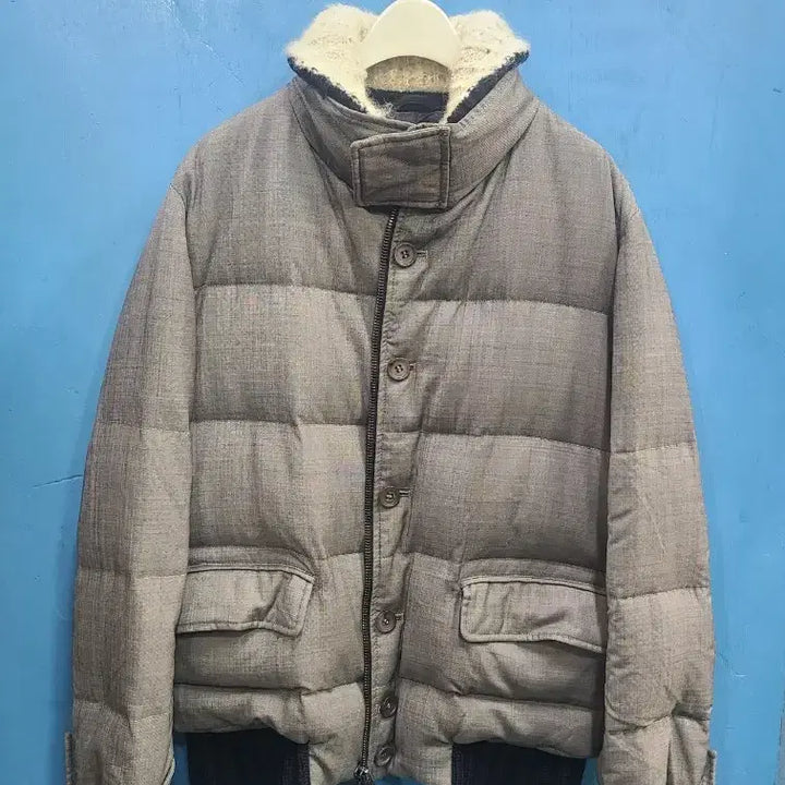 [BUNJANG] Ermanno Scervino Men's 2010 Collection Goose Down Bomber Jacket / 에르마노 맨즈 2010 컬렉션 거위털패딩봄버like아메카지