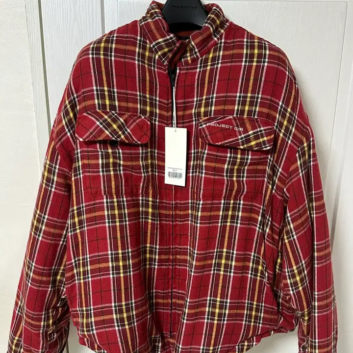[BUNJANG] Project GR Padded Check Shirt Jacket / [1] 프로젝트gr 패디드 체크 셔츠 자켓