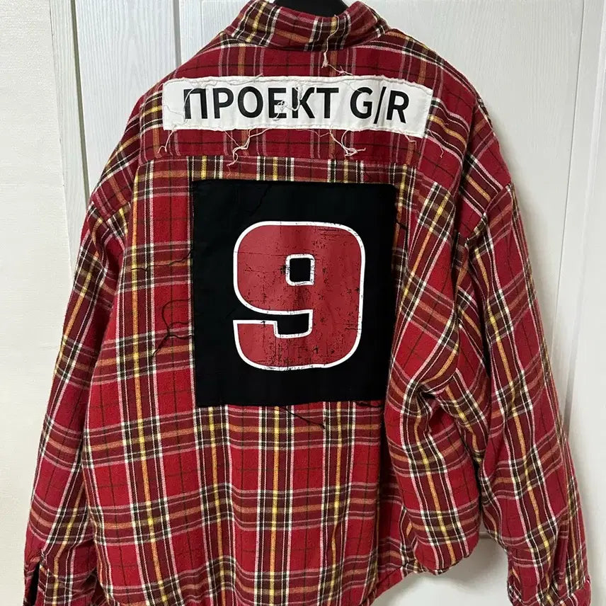 [BUNJANG] Project GR Padded Check Shirt Jacket / [1] 프로젝트gr 패디드 체크 셔츠 자켓