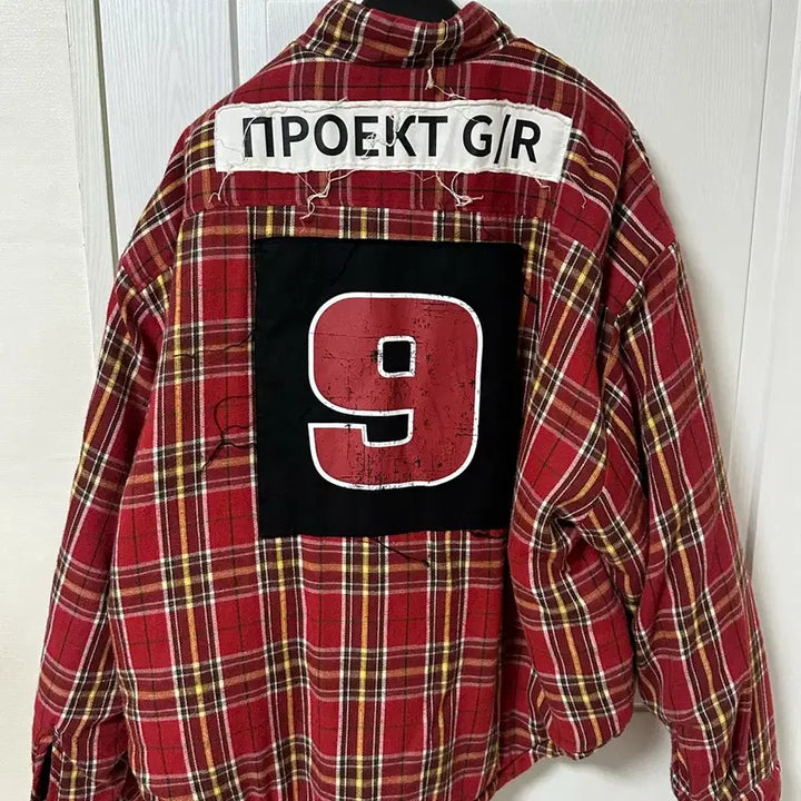 [BUNJANG] Project GR Padded Check Shirt Jacket / [1] 프로젝트gr 패디드 체크 셔츠 자켓