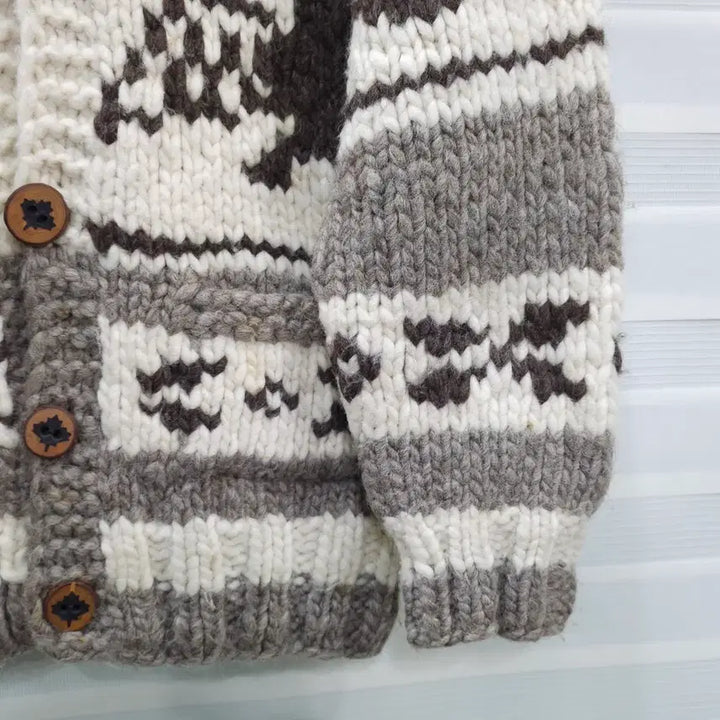 [BUNJANG] Vintage Cowichan Wool Sweater / 빈티지 코위찬 스웨터- 우먼프리
