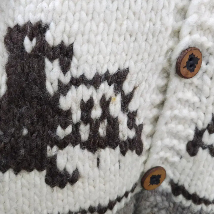 [BUNJANG] Vintage Cowichan Wool Sweater / 빈티지 코위찬 스웨터- 우먼프리