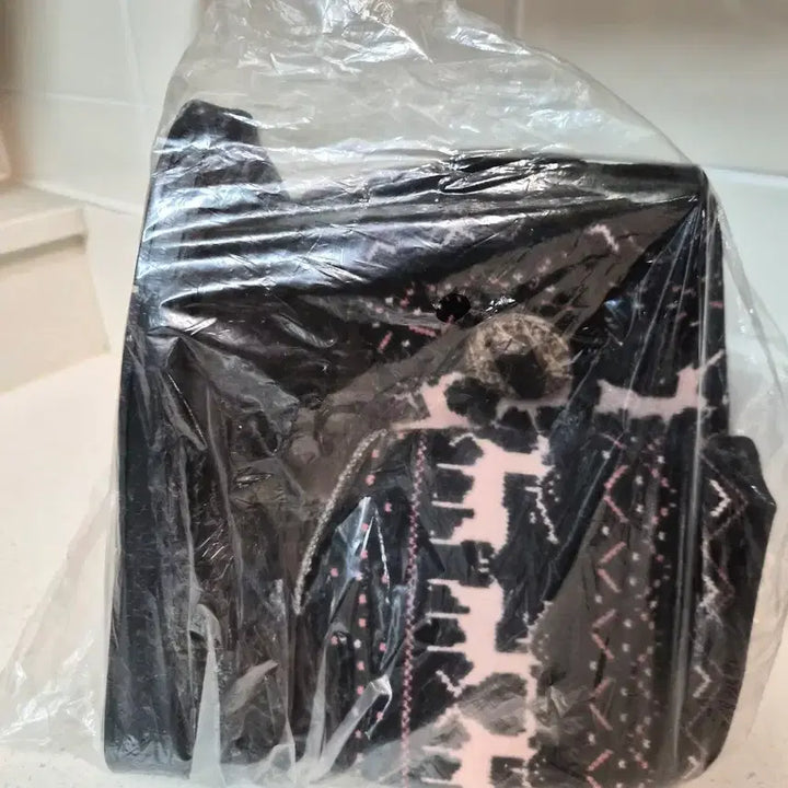 [BUNJANG] Brown Knit Winter Boots 235mm / (새상품)브라운 여성 니트 털 부츠 235mm