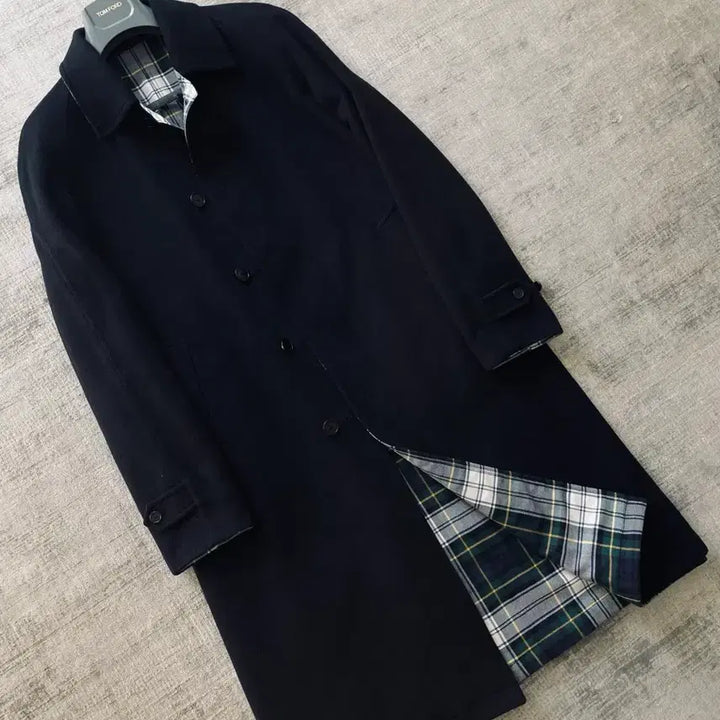 [BUNJANG] Burberry Cashmere Reversible Balmacaan Coat / 버버리 최고가 캐시미어 100% 리버서블 발마칸 코트 italy made