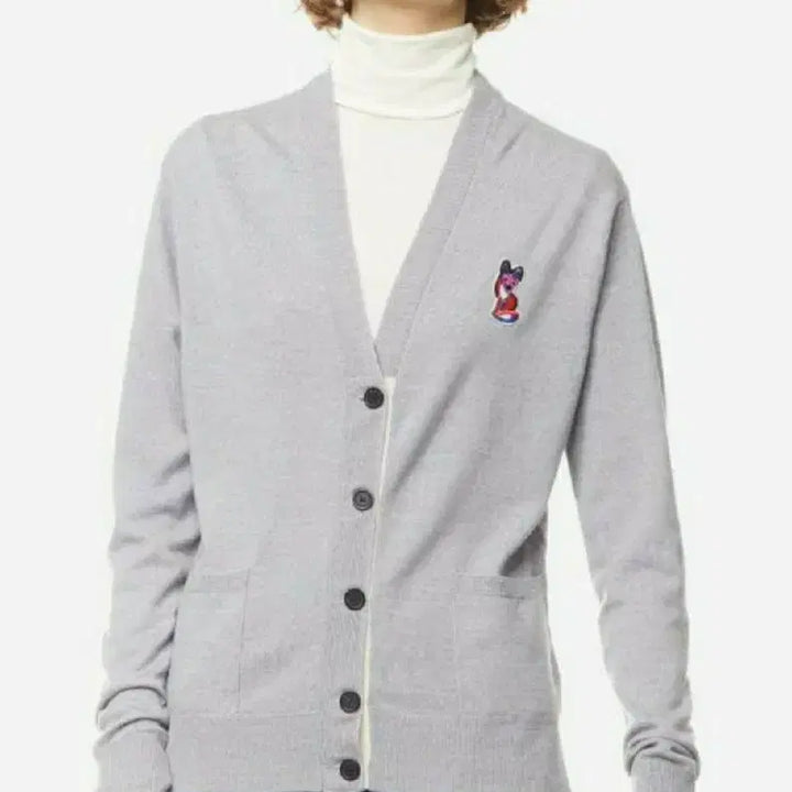 [BUNJANG] Maison Kitsune Acid Fox Patch Cardigan / 정품 메종키츠네 가디건