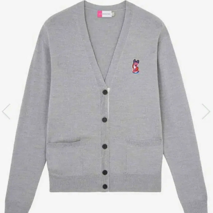 [BUNJANG] Maison Kitsune Acid Fox Patch Cardigan / 정품 메종키츠네 가디건
