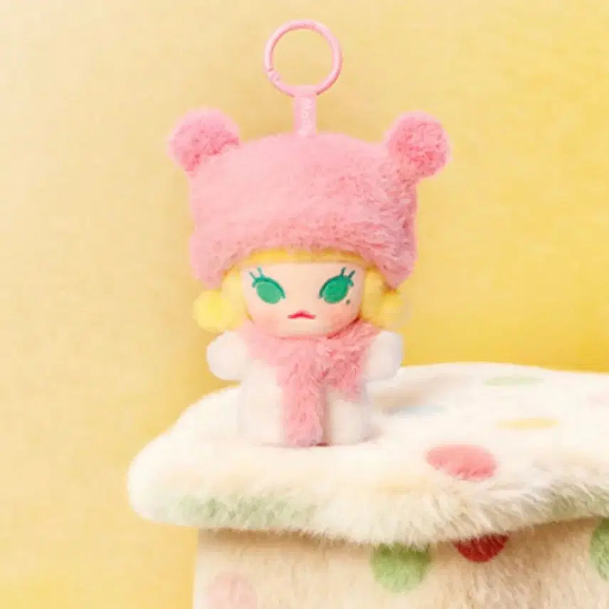 [BUNJANG] Molly Popmart Fluffy & Cozy Series Keyring / [미개봉] 팝마트 플러피 & 코지 시리즈 인형 키링 - 몰리