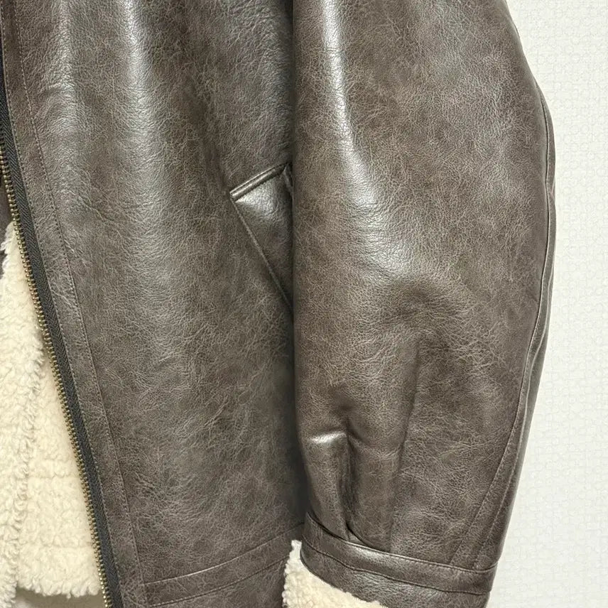 [BUNJANG] Brooklyn Faux Shearling Jacket / 브루클린 무스탕 자켓