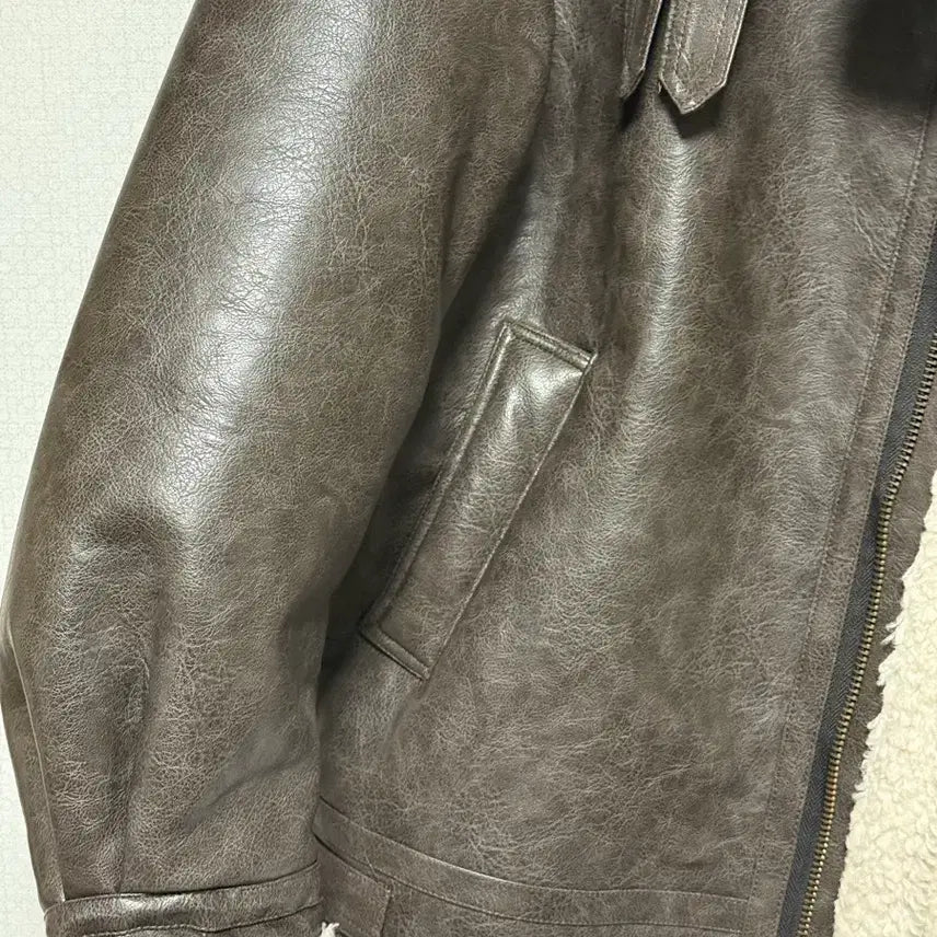 [BUNJANG] Brooklyn Faux Shearling Jacket / 브루클린 무스탕 자켓