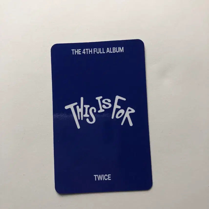트와이스 미나  포카 this is for