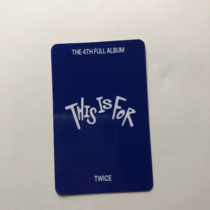 트와이스 미나  포카 this is for